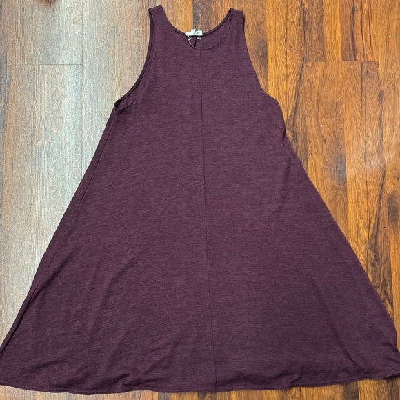 Wilfred Free Rosa Tank Dress Deep Plum Large - Picture 1 of 6